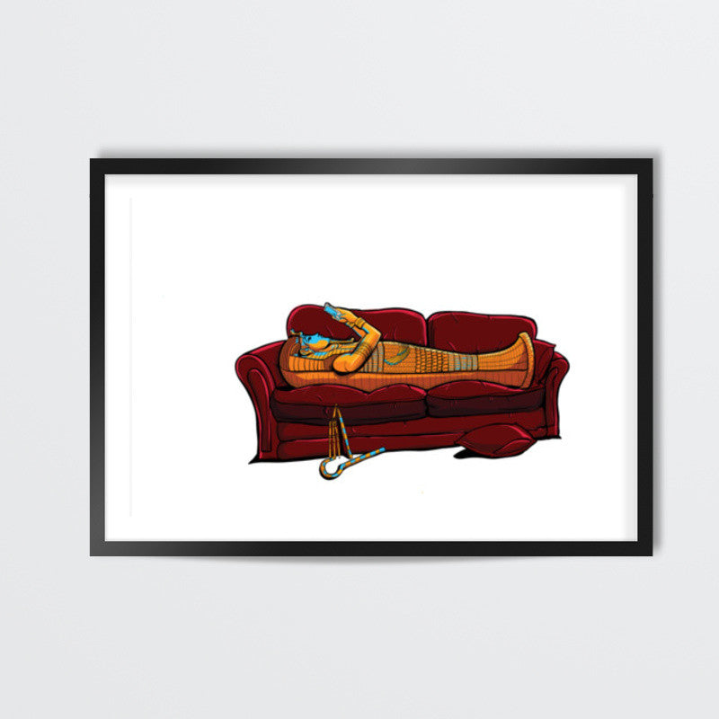 Couch Mummy Wall Art