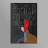 RedHood Batman Wall Poster