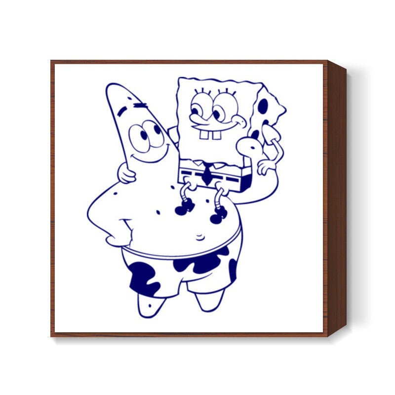 Spongebob & Patrick Square Art