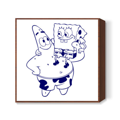 Spongebob & Patrick Square Art