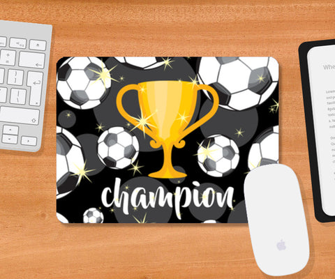 Champion | #Footballfan Mousepad