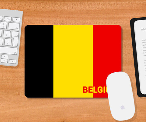 Belgium | #Footballfan Mousepad