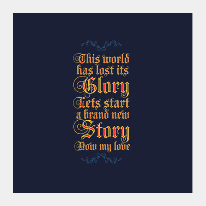A new story Square Art Prints