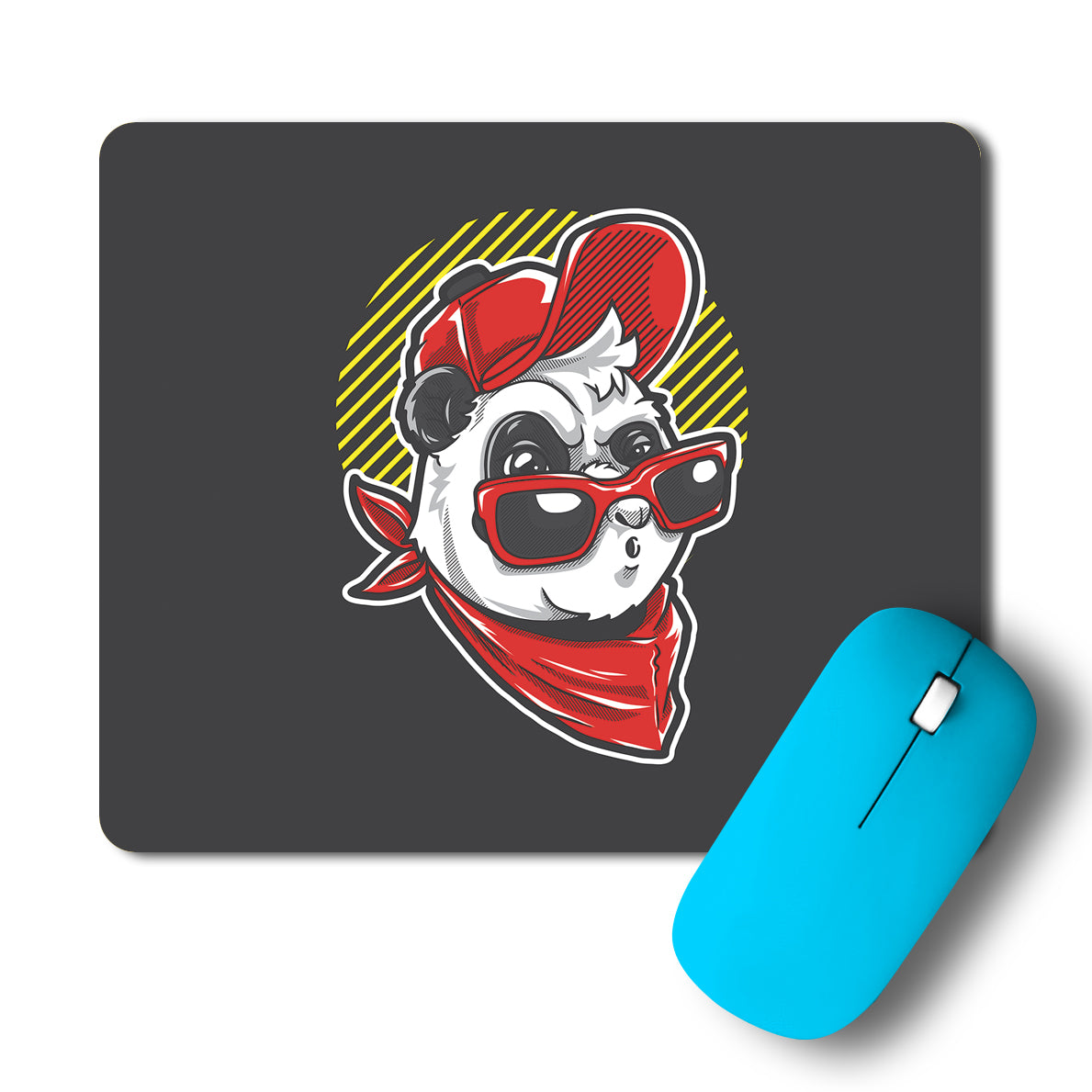 Urban Panda Boy Artwork Mousepad