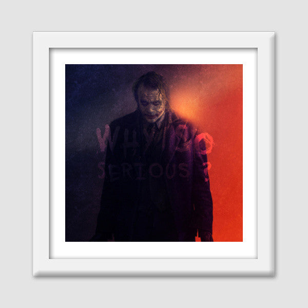 Joker | Why So Serious Premium Square Italian Wooden Frames