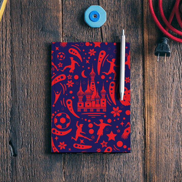 Russia Abstract Art | #Footballfan Notebook