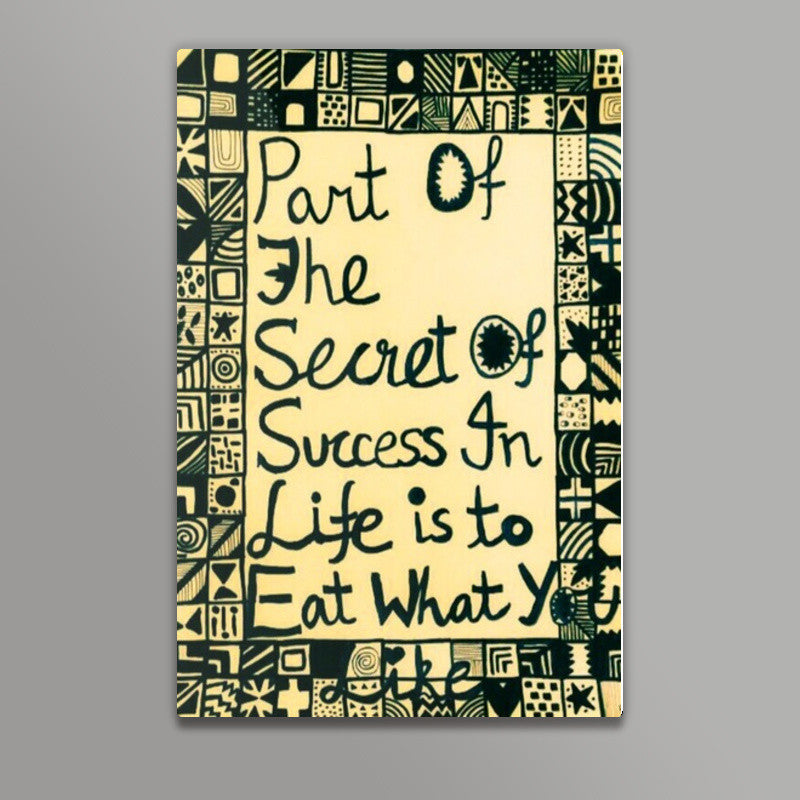 Secret to Success Wall Art