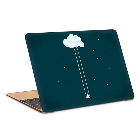 Dream Girl Swinging On Cloud Artwork Laptop Skin