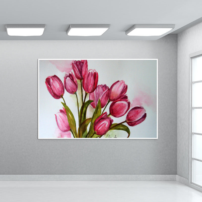 Tulips Bouquet Wall Art