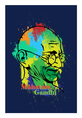 Mahatma Gandhi Art PosterGully Specials