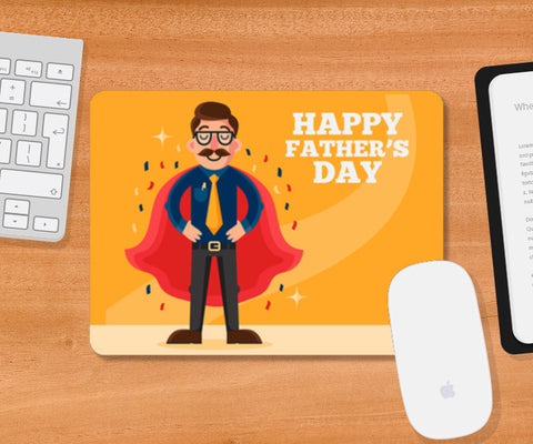 Dad in Superhero Dress | #Fathers Day Special   Mousepad