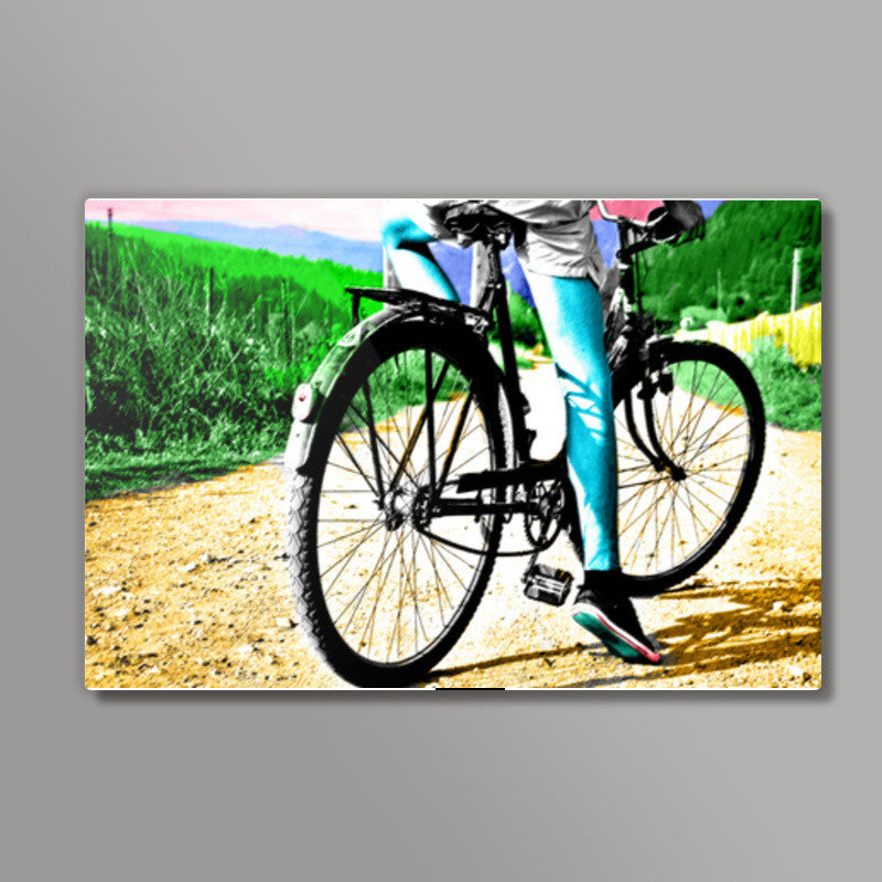 Cyclist Wall Art
