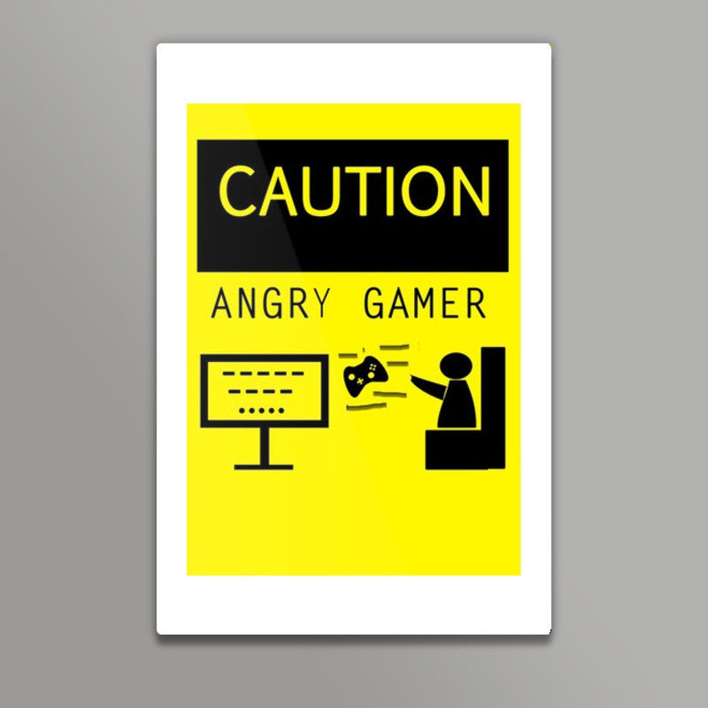 ANGRY GAMER Wall Art