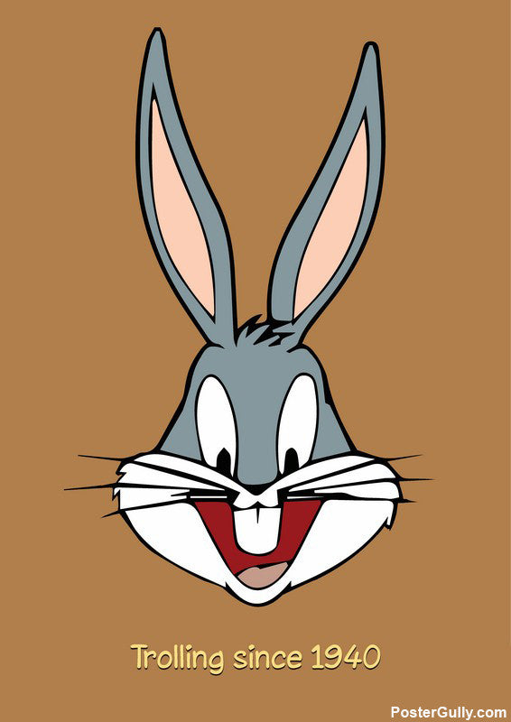 Brand New Designs, Bugs Bunny Trolling Artwork