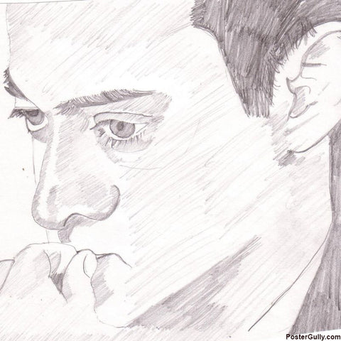 Brand New Designs, Aamir Portrait Sketch Artwork