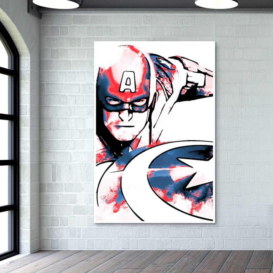 Captain America Movie Comic Character Artwork