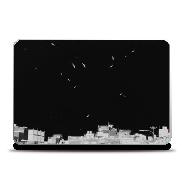 Laptop Skins, Negative Birds Laptop Skins