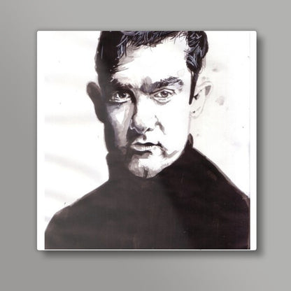 Bollywood superstar Aamir Khan reinvents himself with every role Square Art Prints