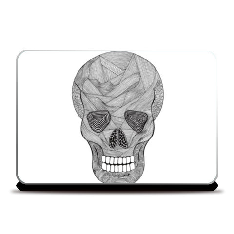 Human Skull Laptop Skins
