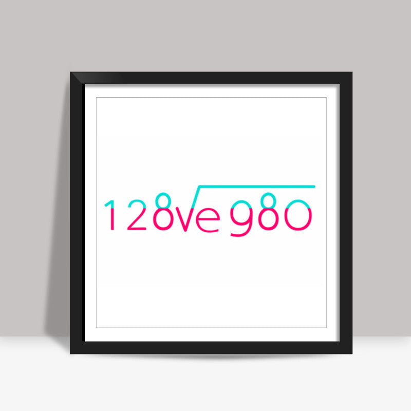 I love you Square Art Prints