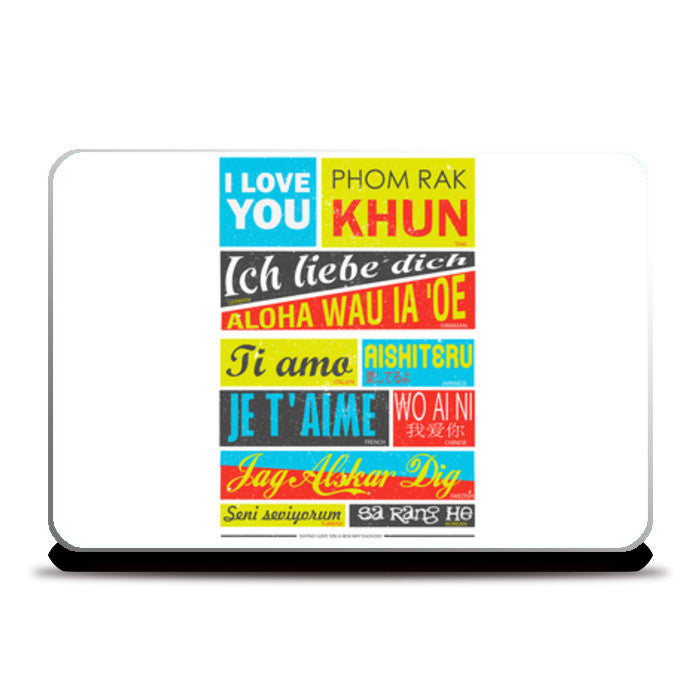 Laptop Skins, I love you Laptop Skins