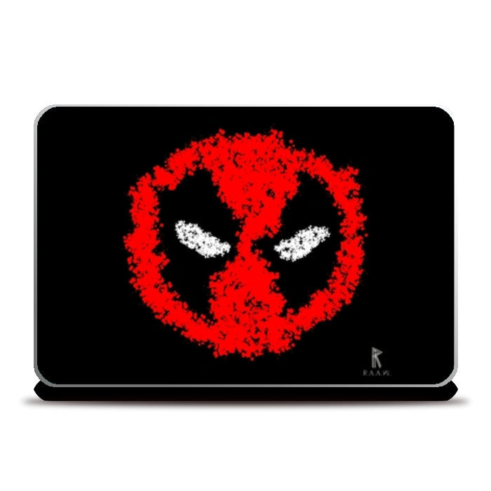 Deadpool Logo Splash Laptop Skins