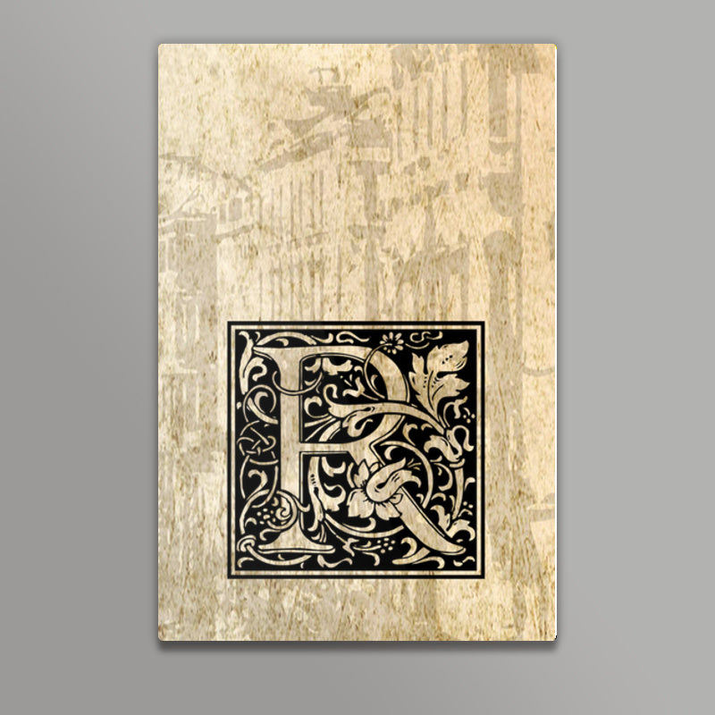 Ornate R Wall Art