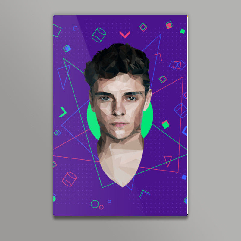 Martin Garrix Low Poly Wall Art