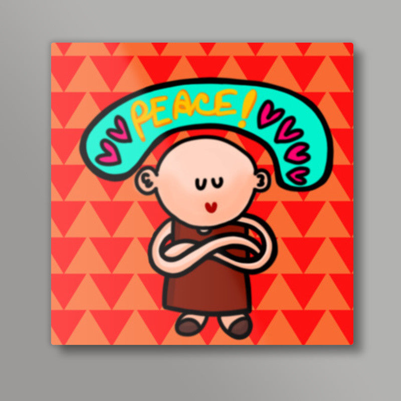 The Monk Square Art Prints