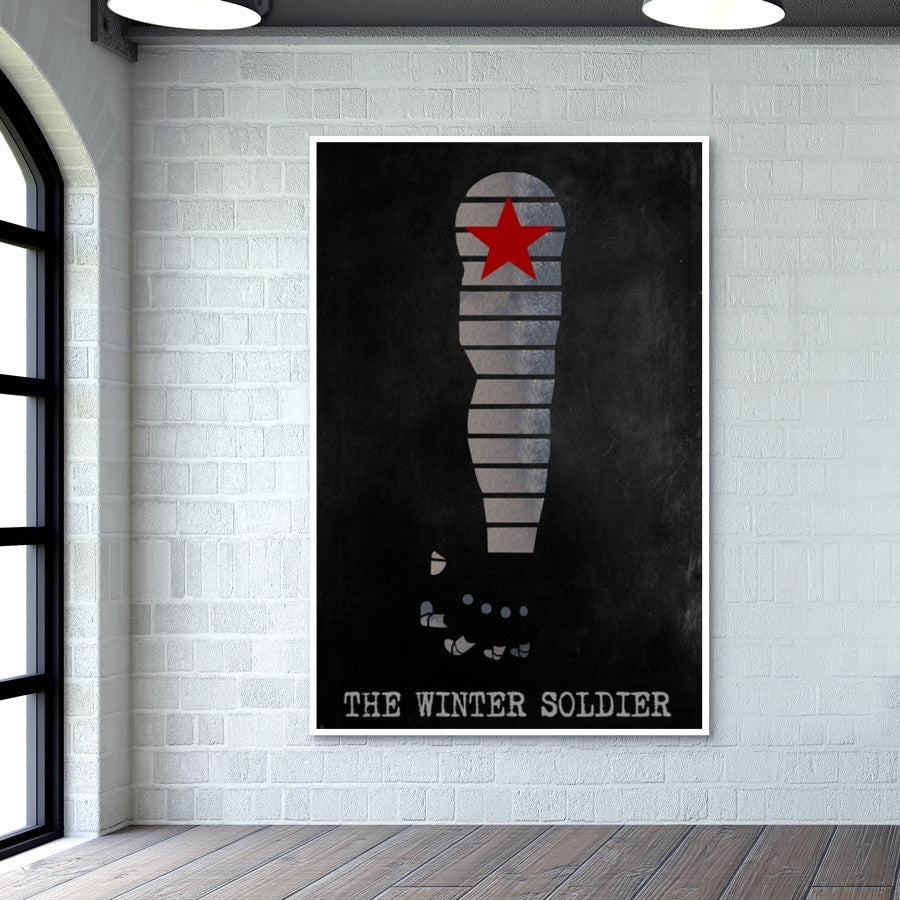 Winter soldier captain america Wall Art