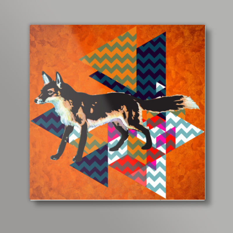 Inspector Fox Square Art | Lotta Farber