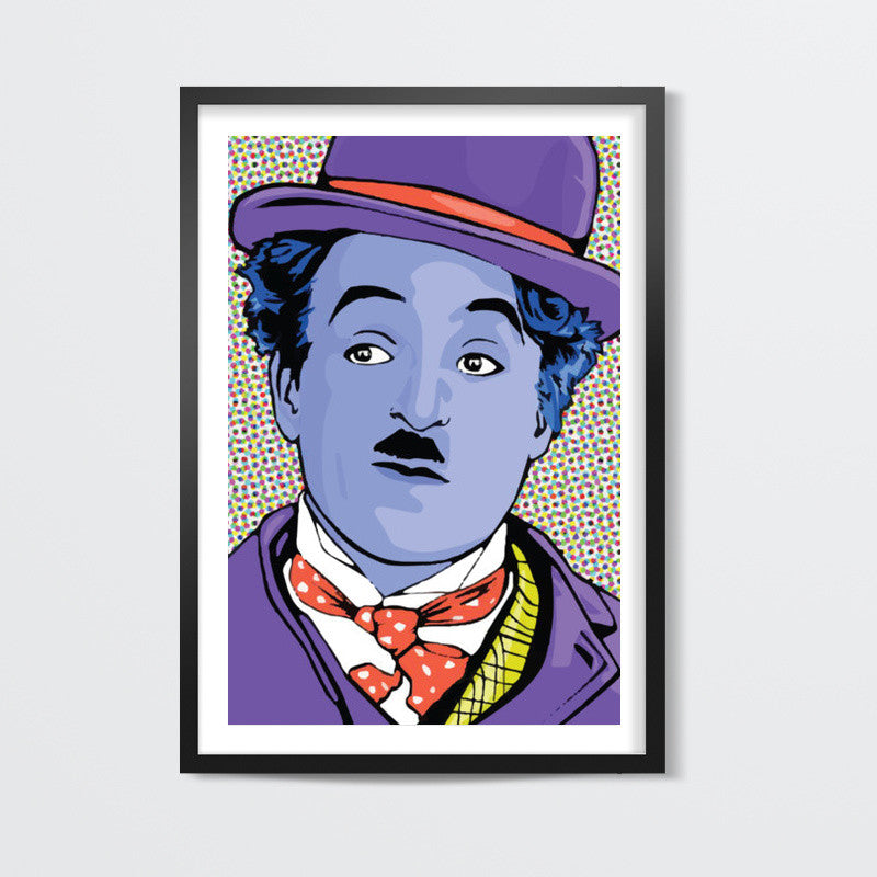 charlie chaplin Minimal Design Wall Art