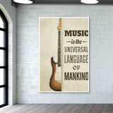 Music is the Universal Language of Mankind Wall Art