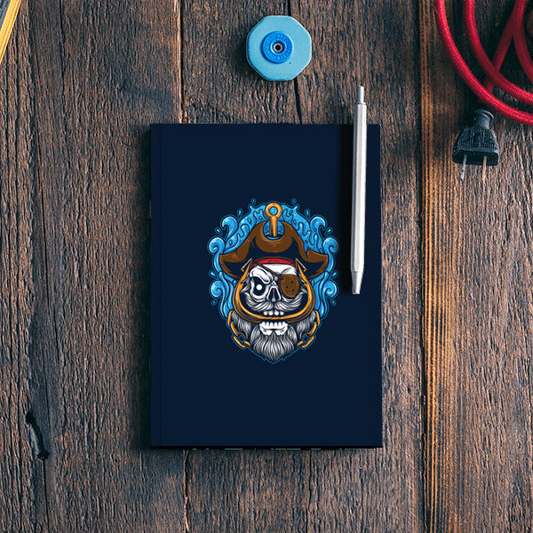 Skull Cartoon Pirate Notebook