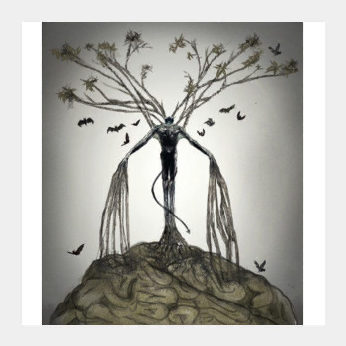 The Tree of Lust Square Art Prints