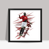 Lukaku Manchester United FC Square Art Prints