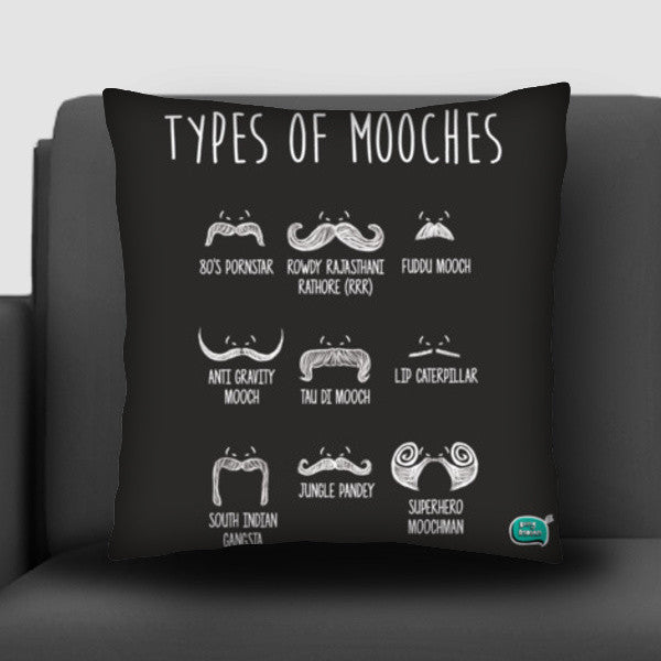 Types of Mooches Cushion Covers