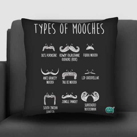 Types of Mooches Cushion Covers