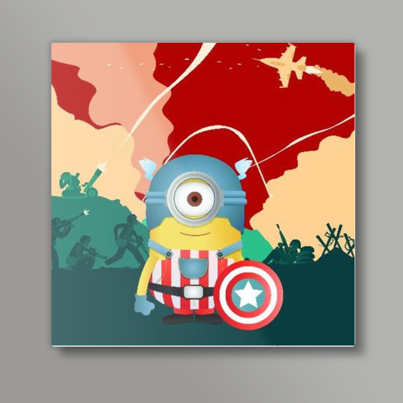 Minion Captian America Artwork