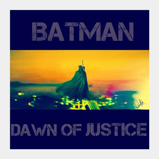 Square Art Prints, Batman Dawn of Justice Square Art | Divakar Singh, - PosterGully