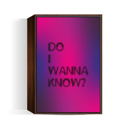 Do I wanna know Arctic Monkeys Poster | Dhwani Mankad