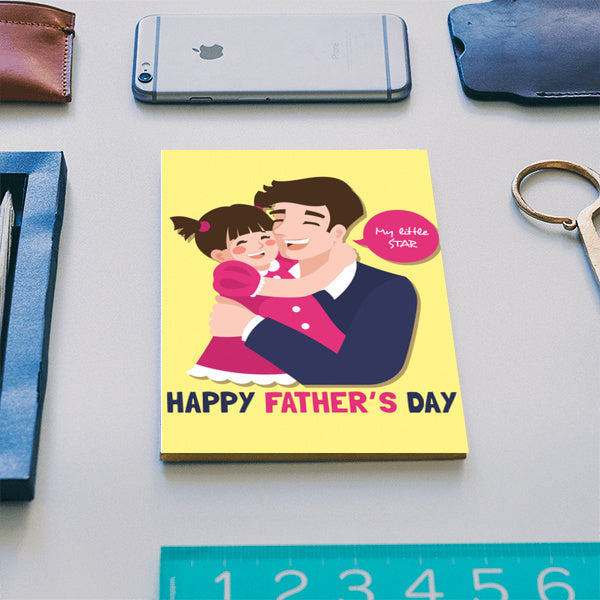 Cute Daughter And Father Fathers Day | #Fathers Day Special Notebook