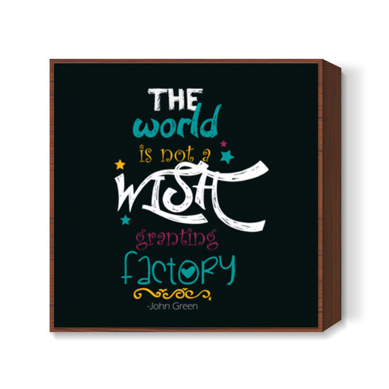 WISH FACTORY! Square Art Prints