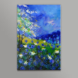 blue cornflowers 6761 Wall Art