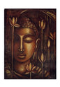 PosterGully Specials, golden Buddha Wall Art