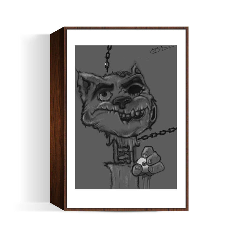 Zombie Cat Wall Art