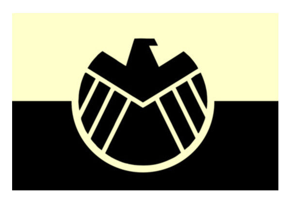 Agents of SHIELD marvel logo Wall Art