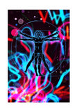 Wall Art, Vitruvian Man Psychedelic Wall Art | Loco Lobo, - PosterGully