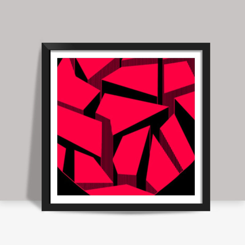 Tectonic Heart ! Square Art Prints