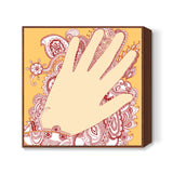 Henna Hands Square Art | Liu